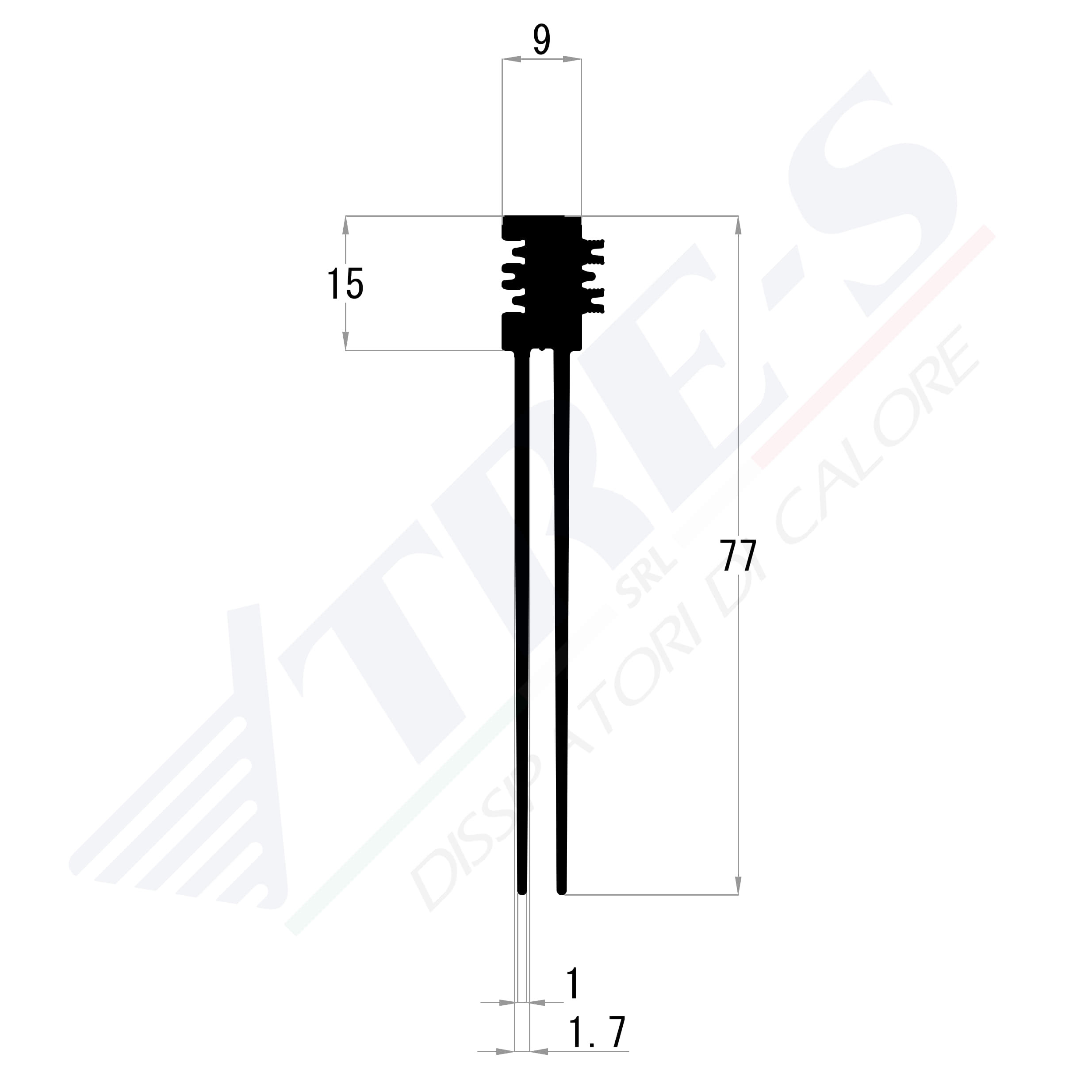Dissipatore di calore PRI1050