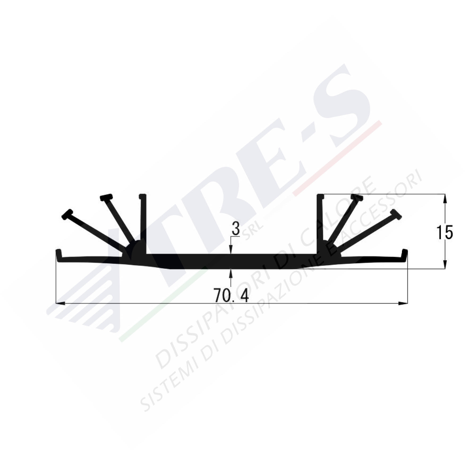 Dissipatore di calore PRO1004